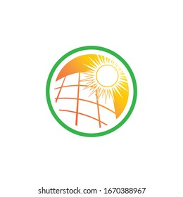 Solar Energy vector icon illustration design template