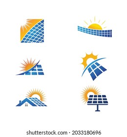 Solar Energy vector icon illustration template