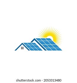 Solar Energy vector icon illustration template