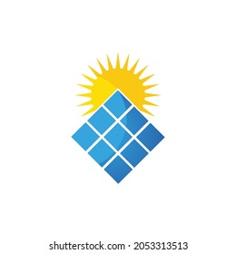 Solar Energy vector icon illustration template