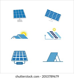 Solar Energy vector icon illustration template