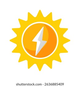 Energia solar - ilustração vetorial	