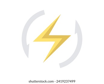 Solar energy vector illustration. Solar energy is efficient and environmentally friendly power source Energy sign. Utilization photovoltaic cells generation clean electricity Adoption alternative