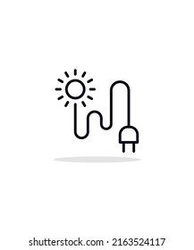 solar energy, vector illustration, eps 10