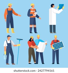 Solar energy vector illustration. The generator industry is increasingly focusing on environmentally friendly solutions Solar energy concepts emphasize sustainable and eco friendly aspects power