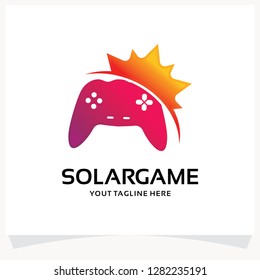 Solar Game Logo Design Template Inspiration
