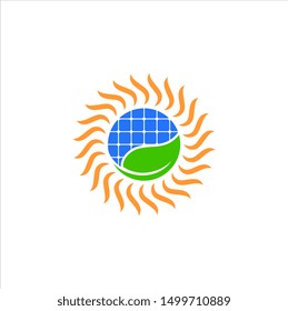 Solar Green Energy Logo vector