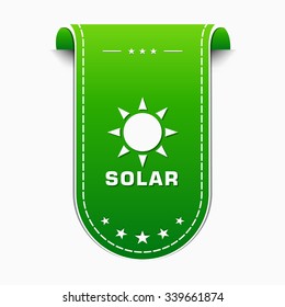 Solar Green Vector Icon Design