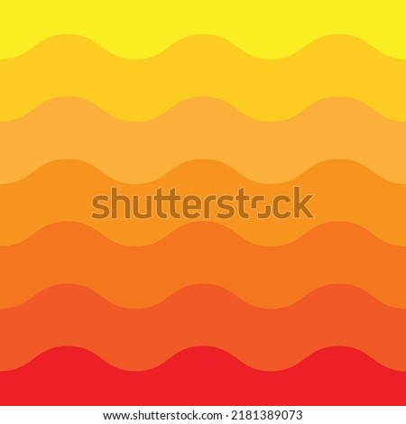 solar heatwave abstraction vector illustration
