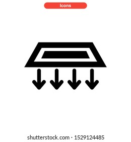 solar icon isolated sign symbol vector illustration - high quality black style vector icons
