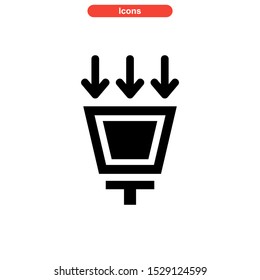 solar icon isolated sign symbol vector illustration - high quality black style vector icons
