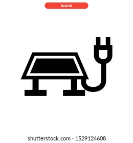 solar icon isolated sign symbol vector illustration - high quality black style vector icons
