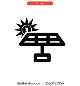 solar icon isolated sign symbol vector illustration - high quality black style vector icons
