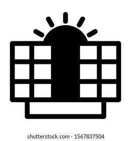 solar icon isolated sign symbol vector illustration - high quality black style vector icons
