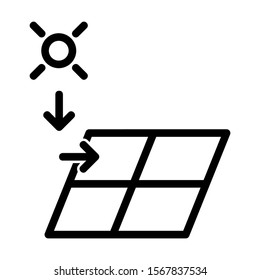 solar icon isolated sign symbol vector illustration - high quality black style vector icons
