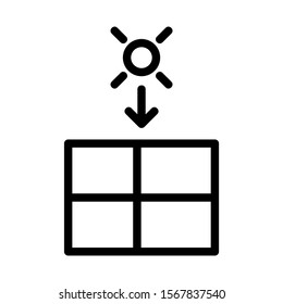 solar icon isolated sign symbol vector illustration - high quality black style vector icons
