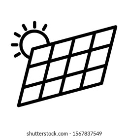 solar icon isolated sign symbol vector illustration - high quality black style vector icons
