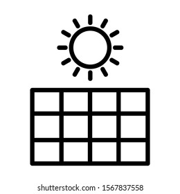 solar icon isolated sign symbol vector illustration - high quality black style vector icons
