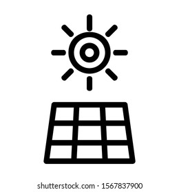 solar icon isolated sign symbol vector illustration - high quality black style vector icons
