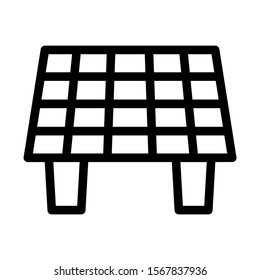 solar icon isolated sign symbol vector illustration - high quality black style vector icons
