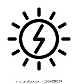 solar icon isolated sign symbol vector illustration - high quality black style vector icons
