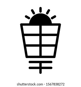 solar icon isolated sign symbol vector illustration - high quality black style vector icons
