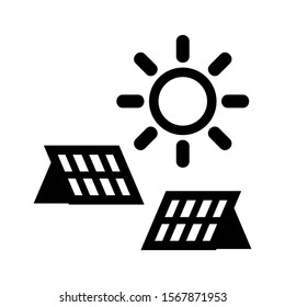 solar icon isolated sign symbol vector illustration - high quality black style vector icons
