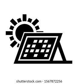 solar icon isolated sign symbol vector illustration - high quality black style vector icons
