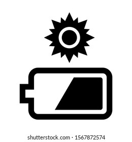 solar icon isolated sign symbol vector illustration - high quality black style vector icons
