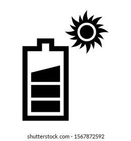 solar icon isolated sign symbol vector illustration - high quality black style vector icons
