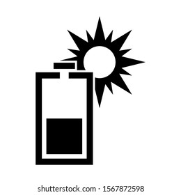 solar icon isolated sign symbol vector illustration - high quality black style vector icons
