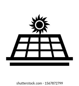 solar icon isolated sign symbol vector illustration - high quality black style vector icons
