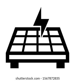 solar icon isolated sign symbol vector illustration - high quality black style vector icons
