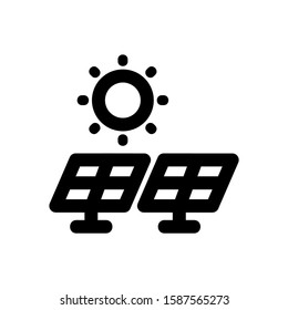 solar icon isolated sign symbol vector illustration - high quality black style vector icons
