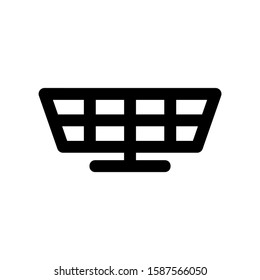 solar icon isolated sign symbol vector illustration - high quality black style vector icons