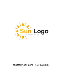 Sun Logo Sun Icon Vector Design Stock Vector (Royalty Free) 1040166133 ...
