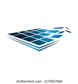 Solar logo concept, Solar energy vector template. Vector solar panel , technology logo vector