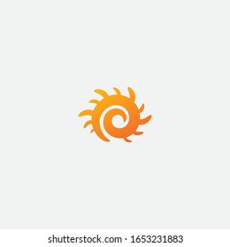solar logo design and icon