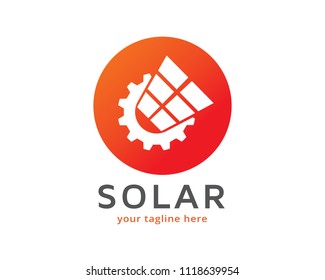 Solar Logo Design Template