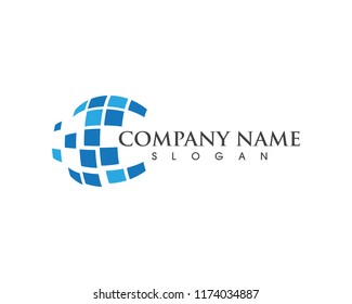 Solar logo energy icon vector design