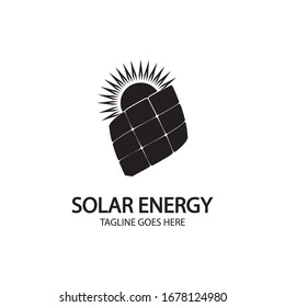 Diseño vectorial de iconos de energía del logotipo solar