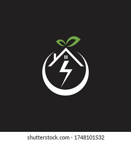 Solar logo energy icon vector design