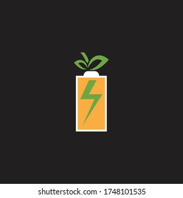 Diseño vectorial del icono de energía del logotipo solar