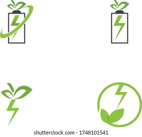 Solar logo energy icon vector design