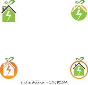 Diseño vectorial del icono de energía del logotipo solar