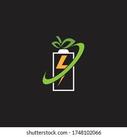 Solar logo energy icon vector design