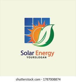 Diseño vectorial del icono de energía del logotipo solar