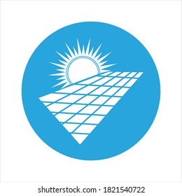 Diseño vectorial del icono de energía del logotipo solar