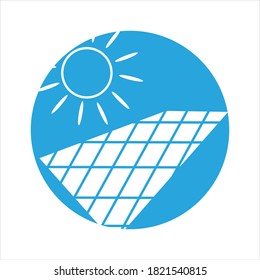 Solar logo energy icon vector design