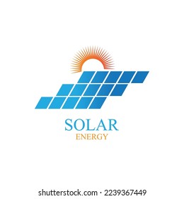 Solar Logo Energy Icon Vektordesign